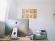 Schreibtisch im Home Office